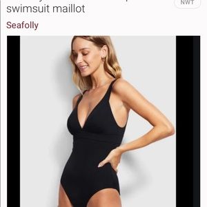 NWOT Seafolly active tri once piece size US 12